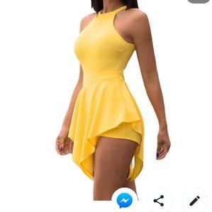 Yellow Jumpsuit Romper